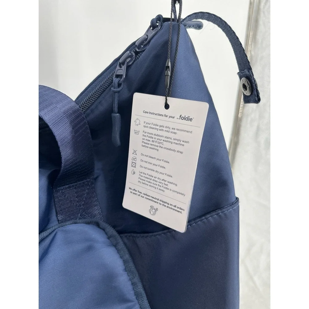 NEW The Foldie Multipurpose Travel Bag - Navy Blue‎ 22'W x 14